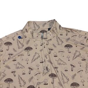 Swing Juice Collection Golf 1/4 Zip Pullover XL Mushroom Tree‎ Print